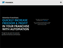 Tablet Screenshot of franbox.com